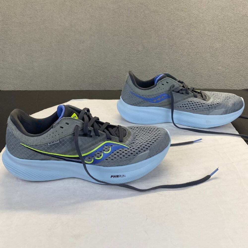 Saucony Gray and Blue Athletic Shoes